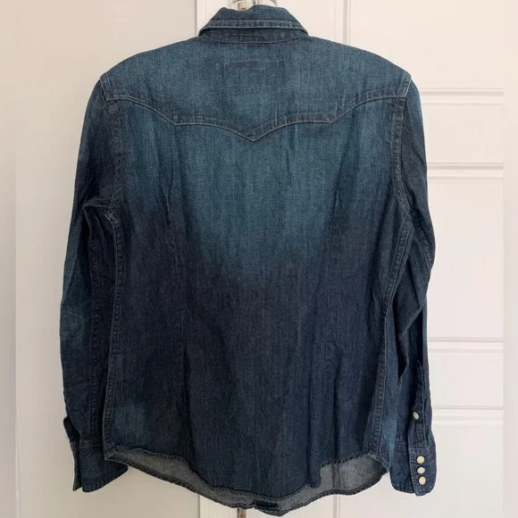 Ralph Lauren Indigo Denim Button-Down Shirt - Picture 4 of 5